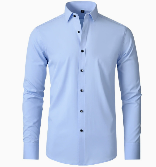 No-Iron Wrinkle-Resistant Comfortable Professional Dress Shirt