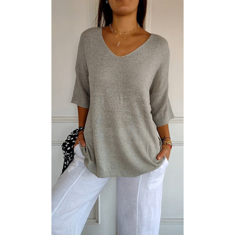 V-Neck Lightweight Top