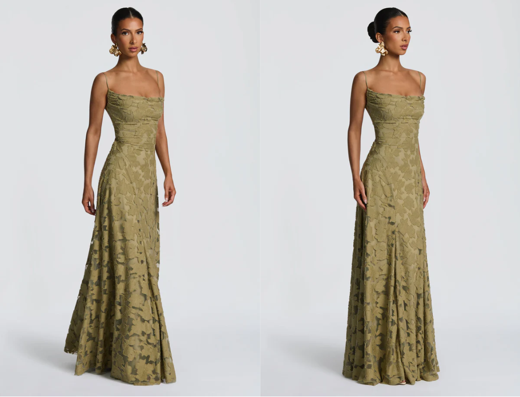 Elegant Floral Maxi Dress