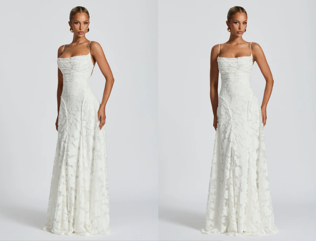 Elegant Floral Maxi Dress