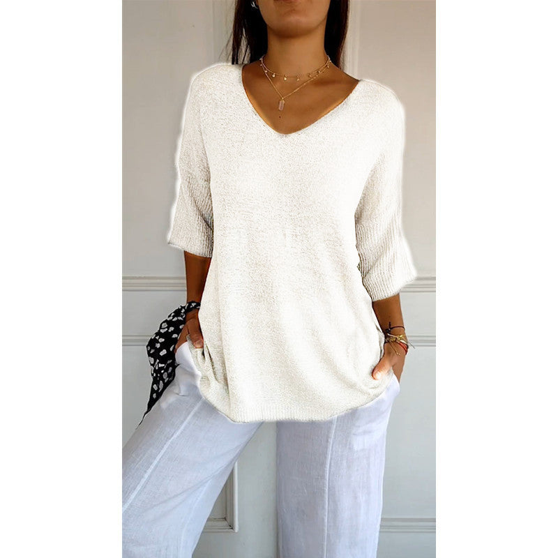 V-Neck Lightweight Top