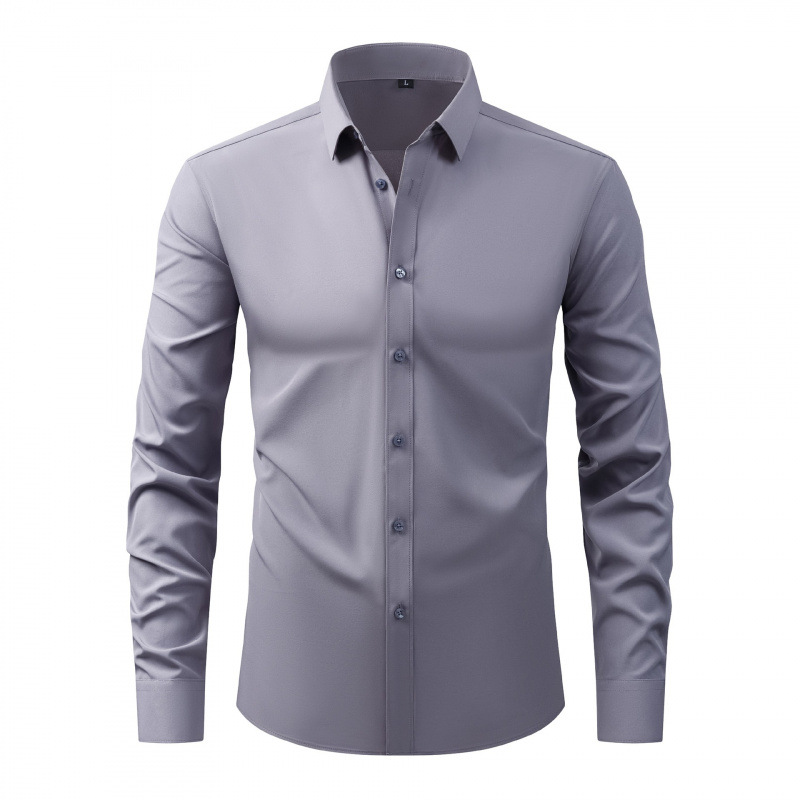 No-Iron Wrinkle-Resistant Comfortable Professional Dress Shirt