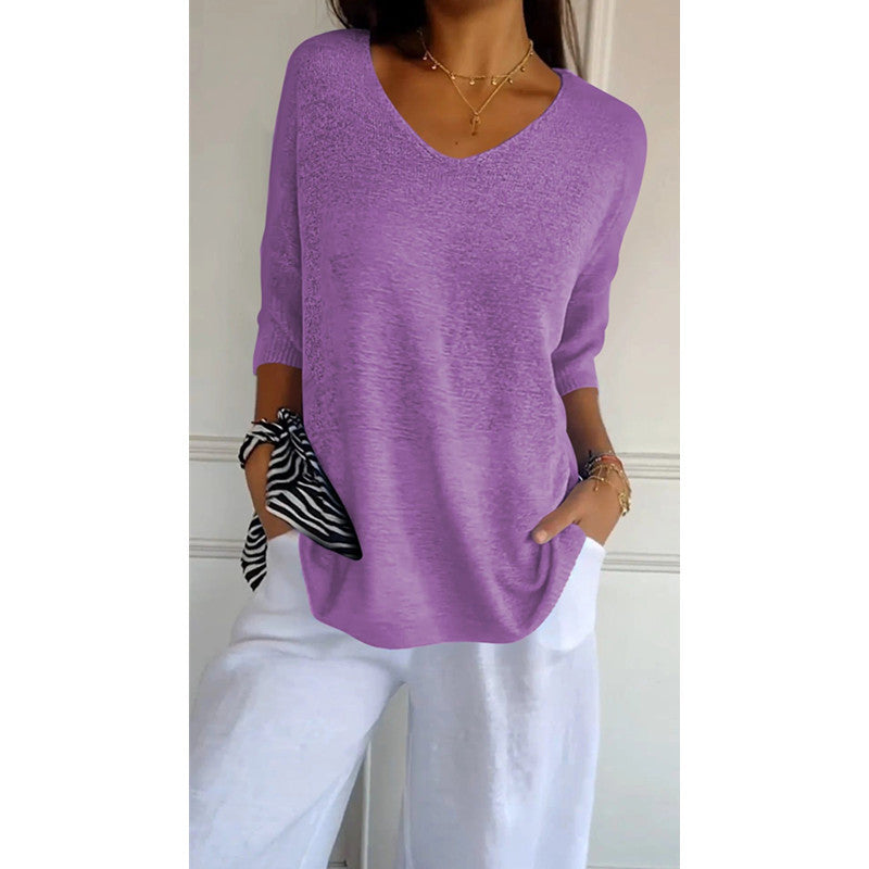 V-Neck Lightweight Top