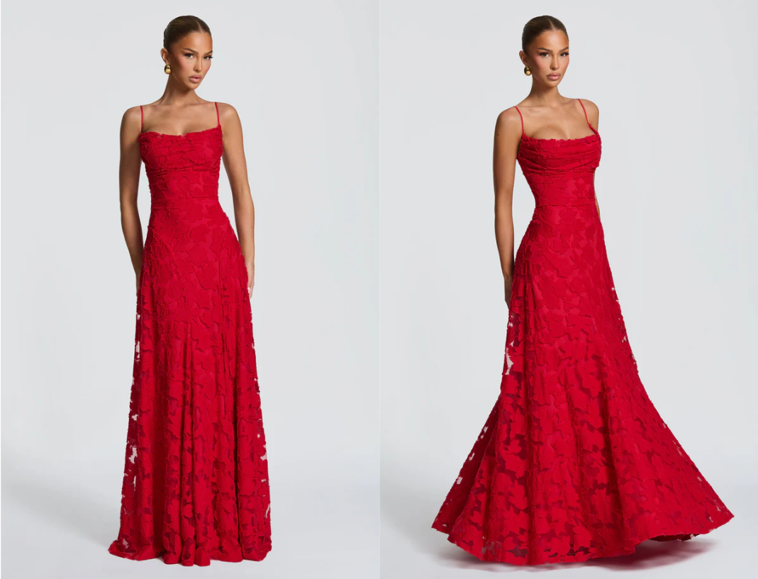 Elegant Floral Maxi Dress