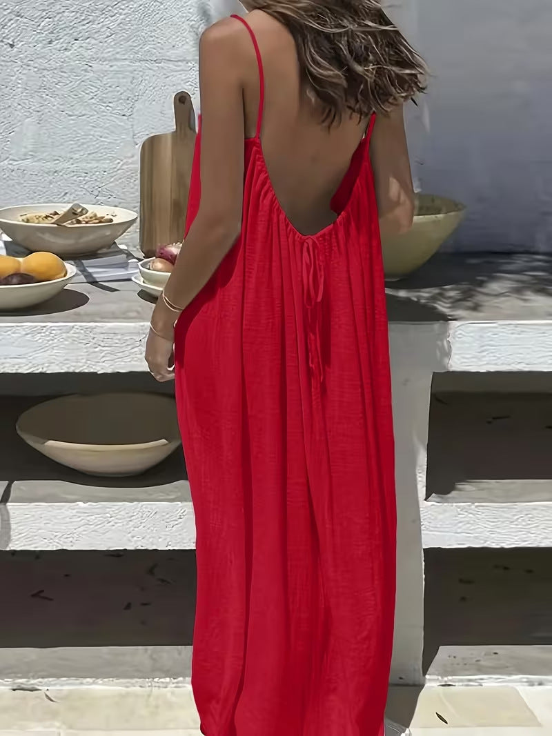 🔥Sunset Backless Maxi Dress