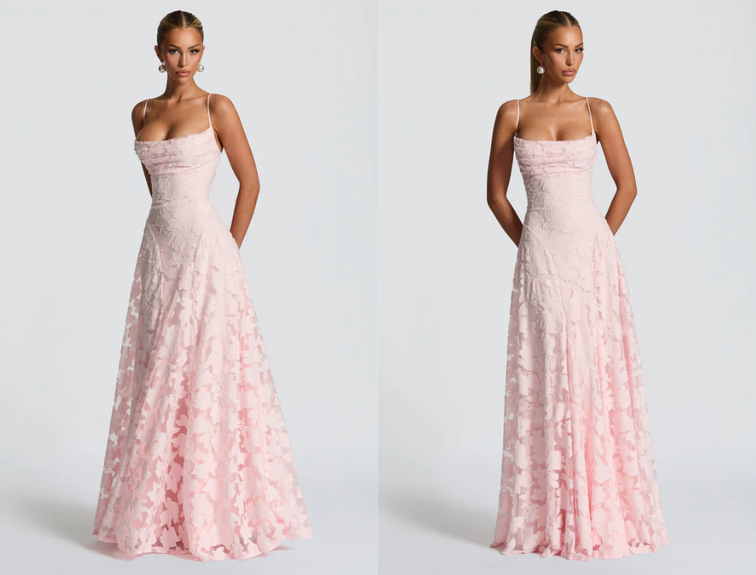 Elegant Floral Maxi Dress