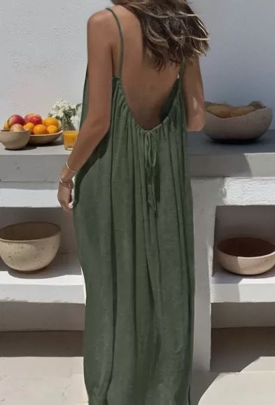 🔥Sunset Backless Maxi Dress