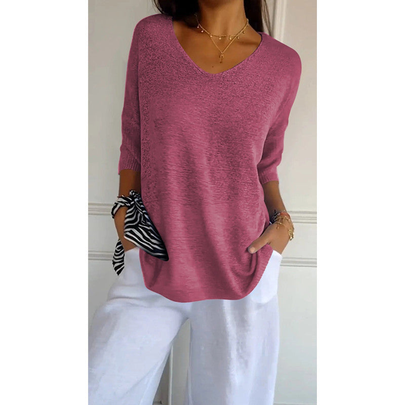 V-Neck Lightweight Top