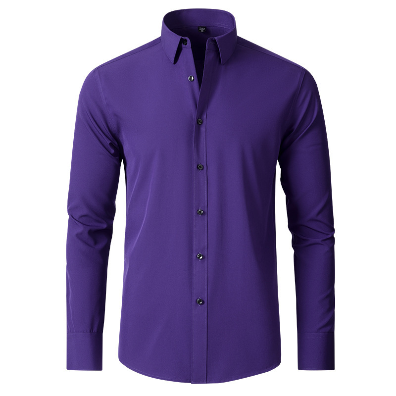 No-Iron Wrinkle-Resistant Comfortable Professional Dress Shirt