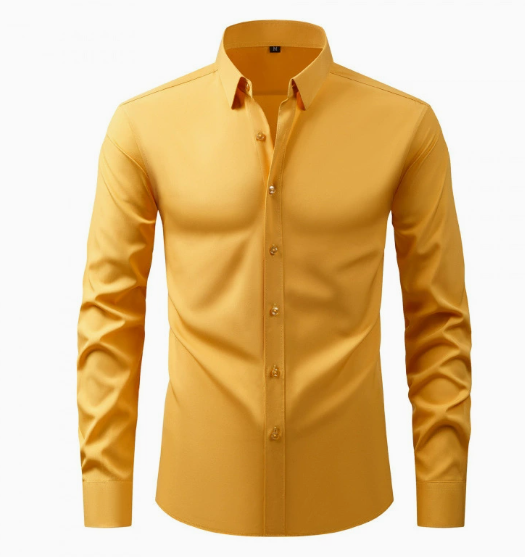 No-Iron Wrinkle-Resistant Comfortable Professional Dress Shirt