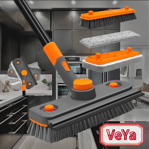🔥3-in-1 Cleaning Brush| All Surface Scrubber for Bathroom, Kitchen & Windows