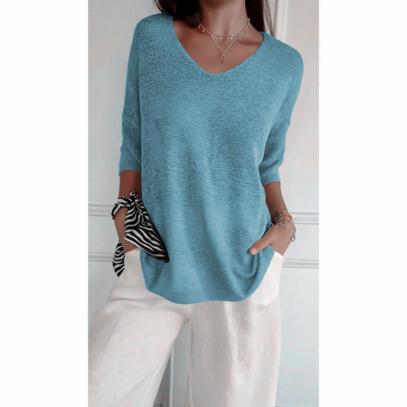 V-Neck Lightweight Top