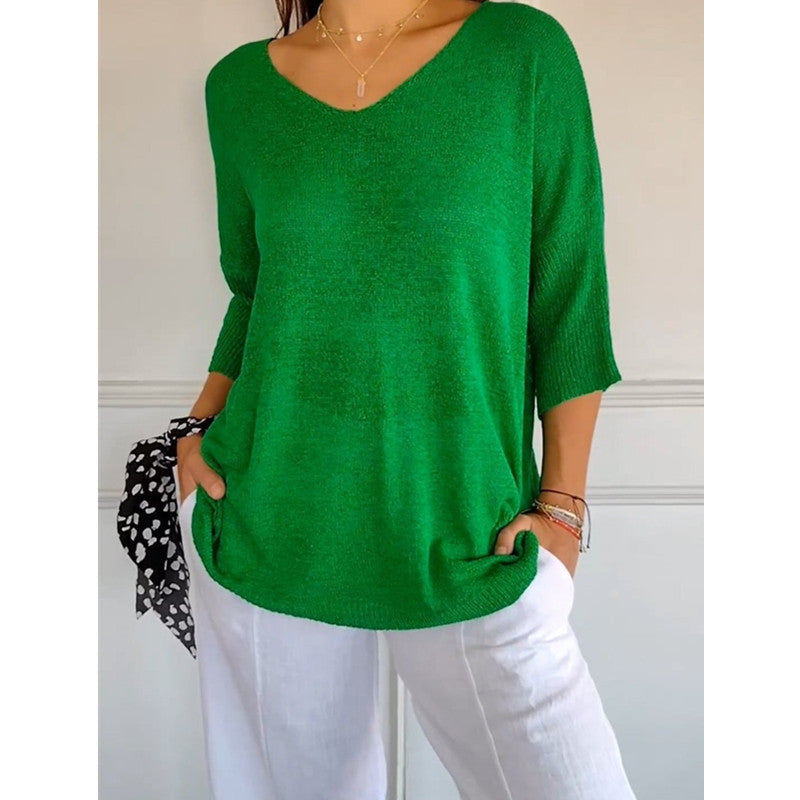 V-Neck Lightweight Top