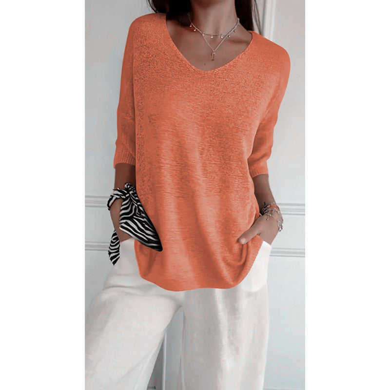 V-Neck Lightweight Top