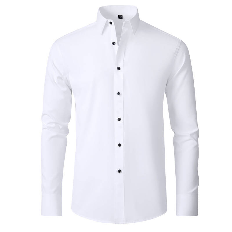 No-Iron Wrinkle-Resistant Comfortable Professional Dress Shirt