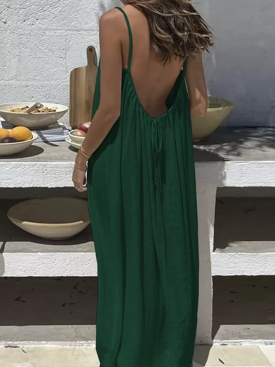🔥Sunset Backless Maxi Dress