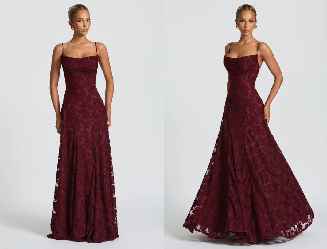 Elegant Floral Maxi Dress