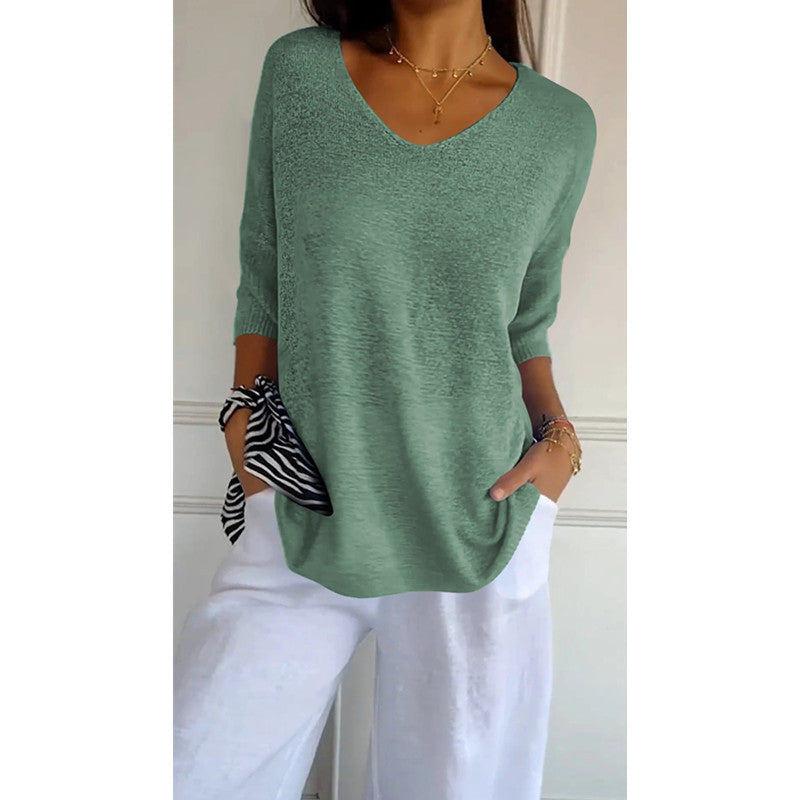 V-Neck Lightweight Top