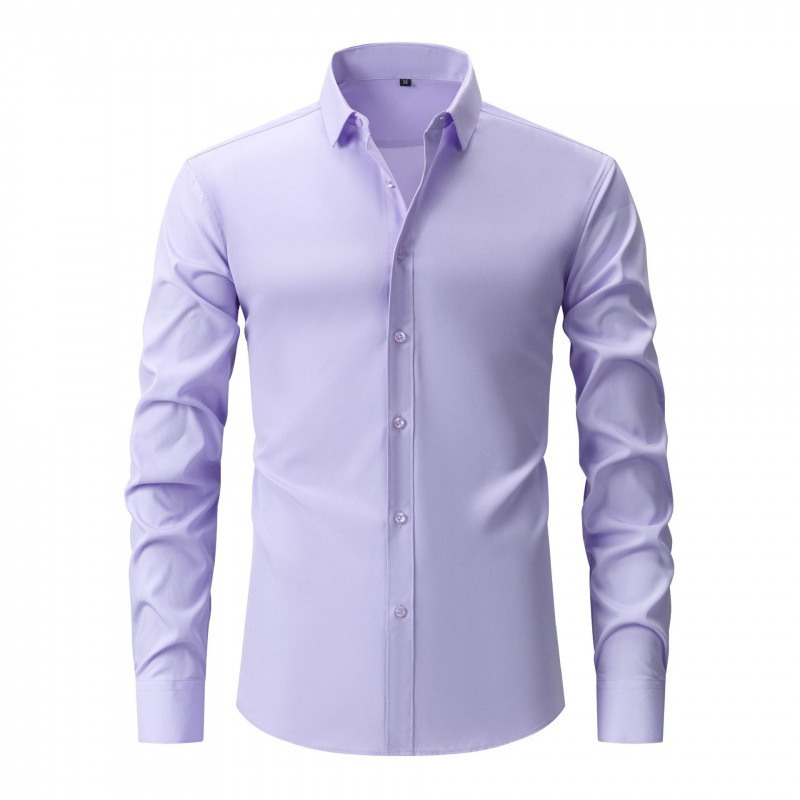 No-Iron Wrinkle-Resistant Comfortable Professional Dress Shirt