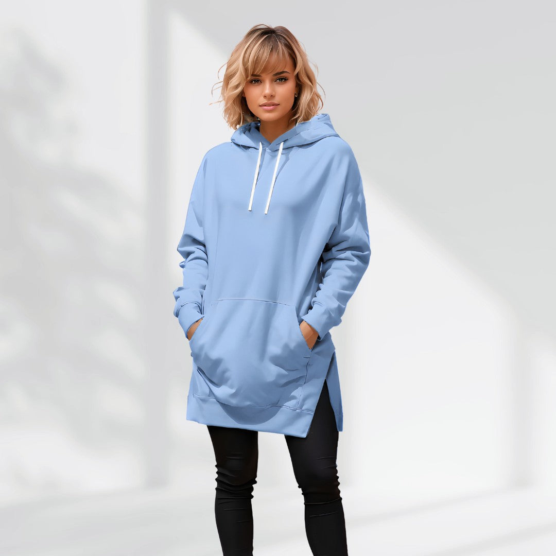 Cozy Oversized Hooded Lounge Dress