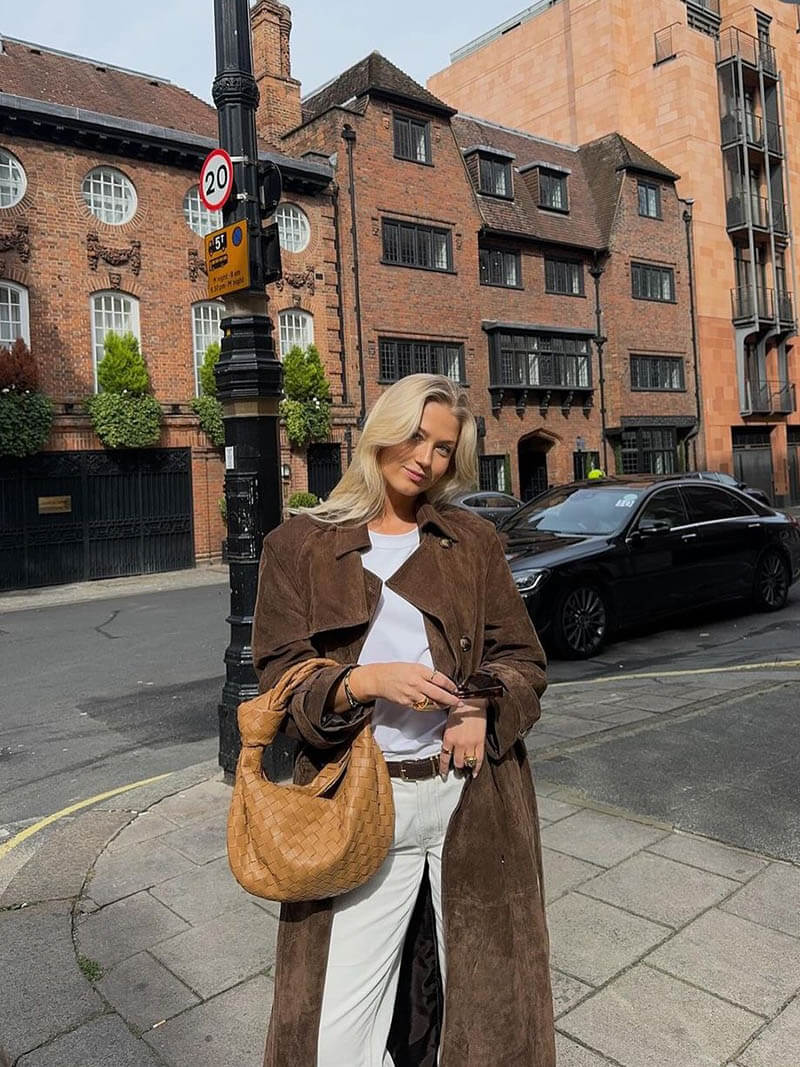Premium Soft Long Trench Coat