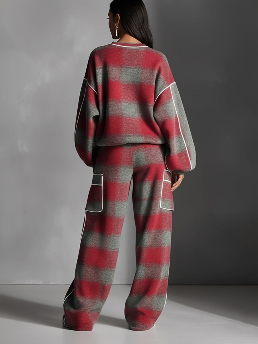 Cozy Graphic Comfort Two-Piece Lounge Set✨