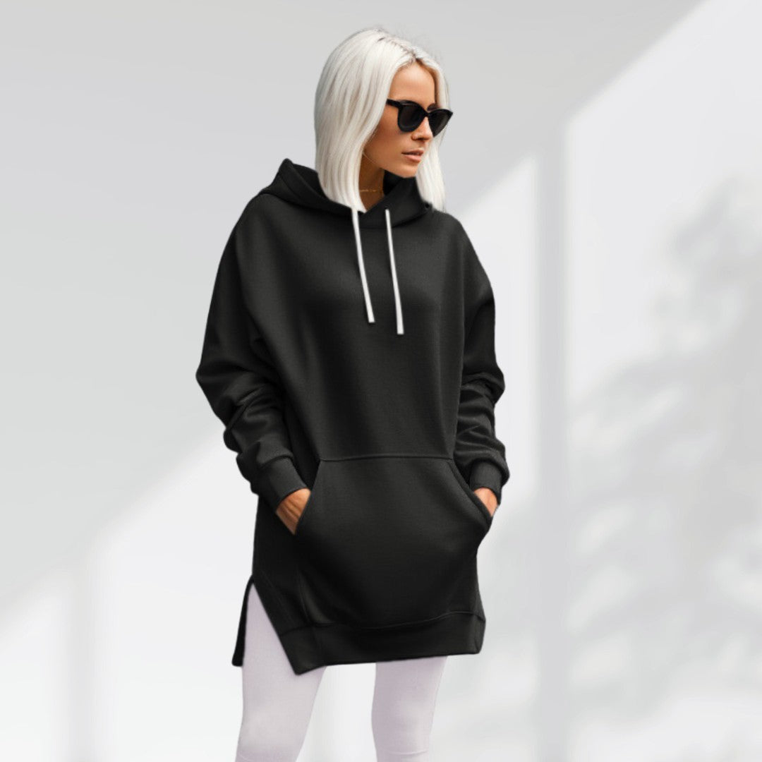 Cozy Oversized Hooded Lounge Dress