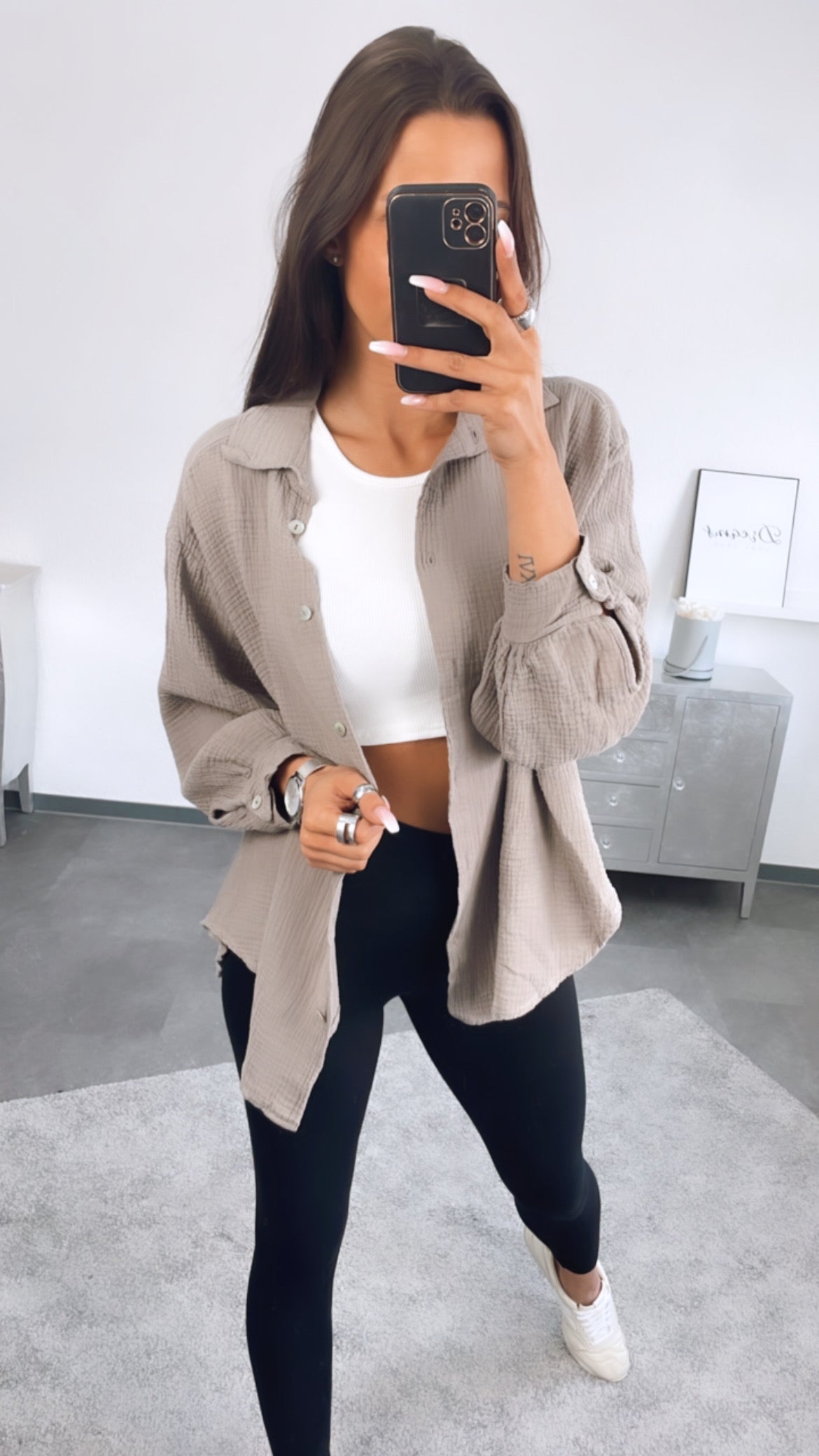 Everyday Oversized Cotton Button Shirt