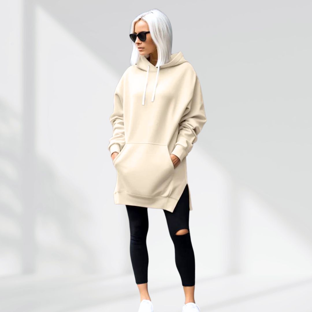 Cozy Oversized Hooded Lounge Dress