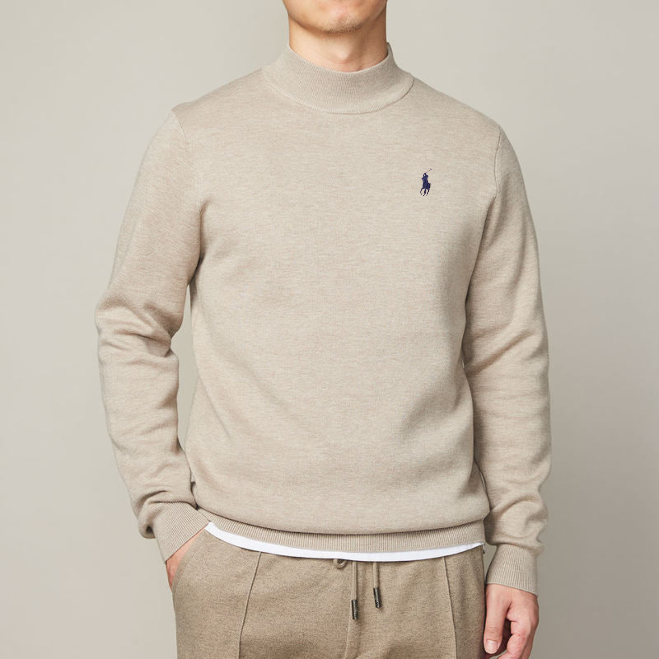 Everyday Mock Neck Sweater Essential