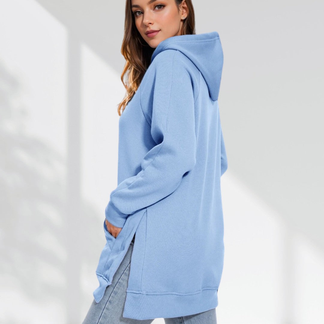 Cozy Oversized Hooded Lounge Dress