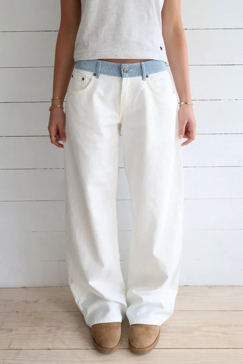 Coastal Ease Baggy Summer Jeans✨
