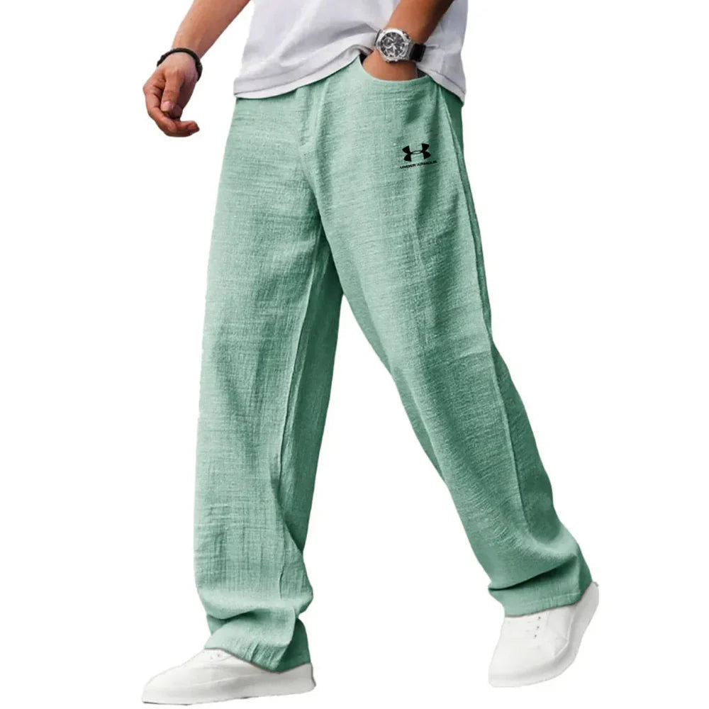 Everyday Linen-Blend Pants