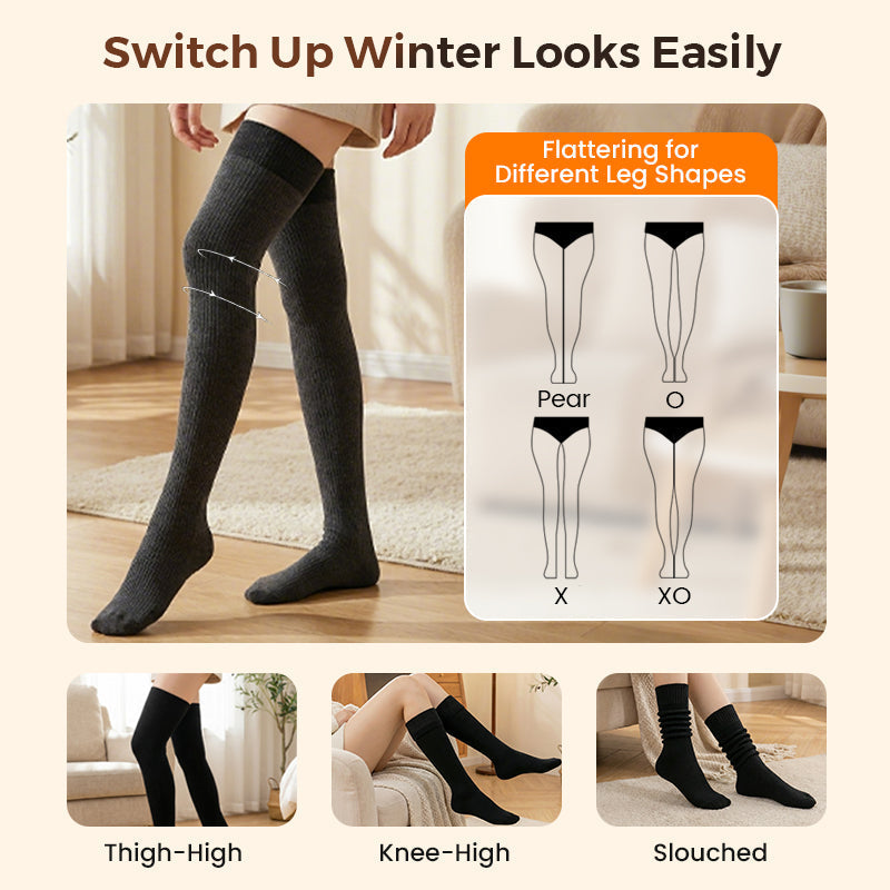 🔥 45% OFF|Chic Thermal Thigh-Highs