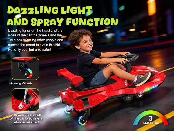 🔥LAST DAY⚡66K+ SOLD!🎁Electric Wiggle Ride Car