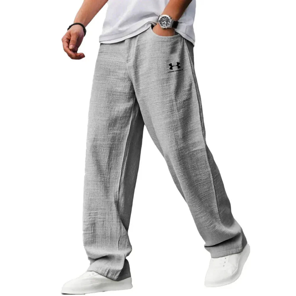 Everyday Linen-Blend Pants