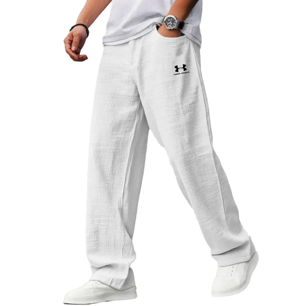 Everyday Linen-Blend Pants