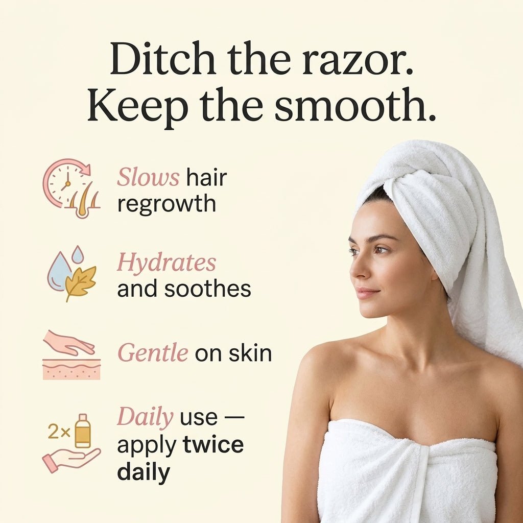 🔥LAST DAY⚡77K+ SOLD!🎁Bare Natural Hair Reduction Oil