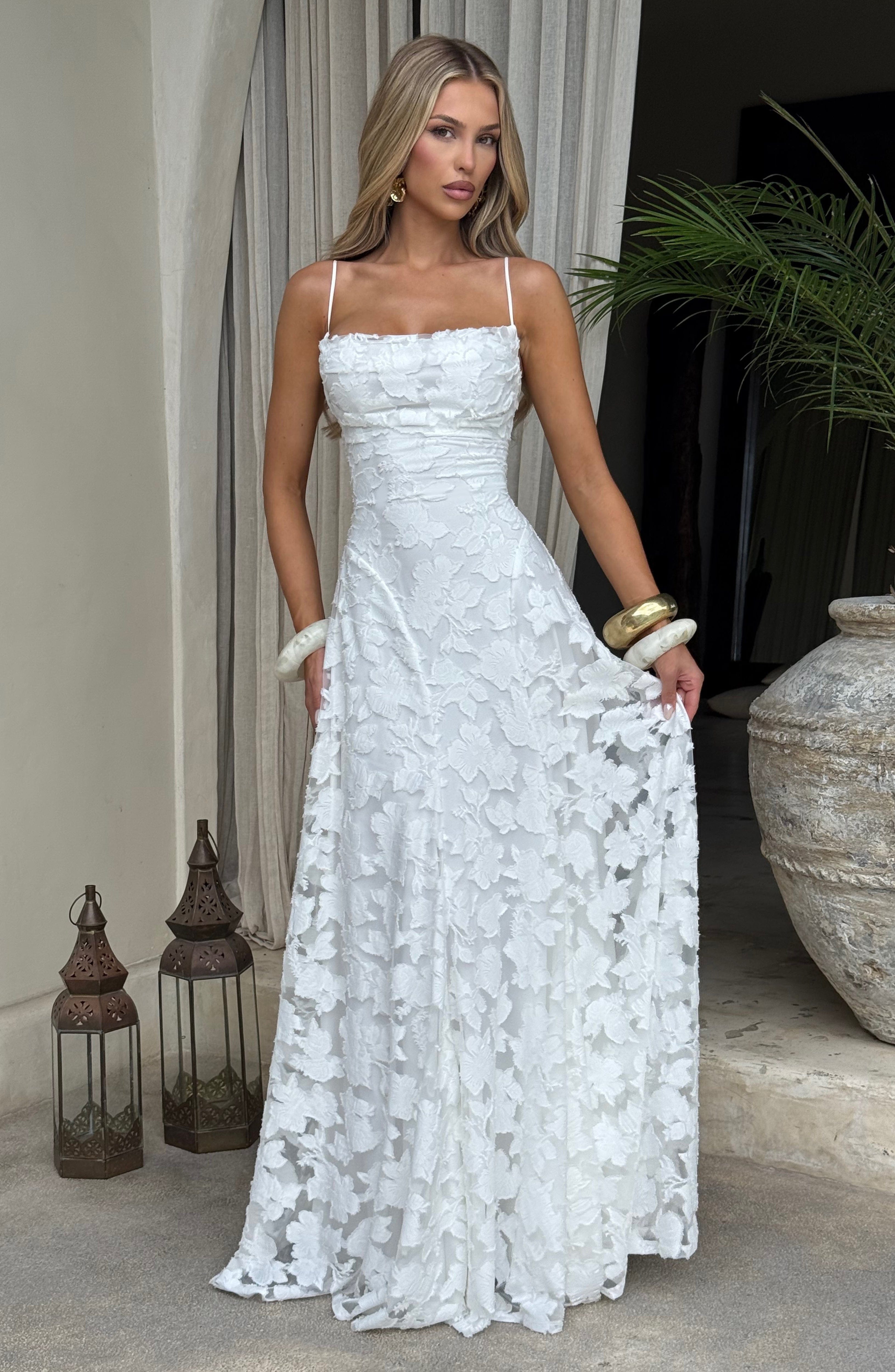 Elegant Floral Maxi Dress