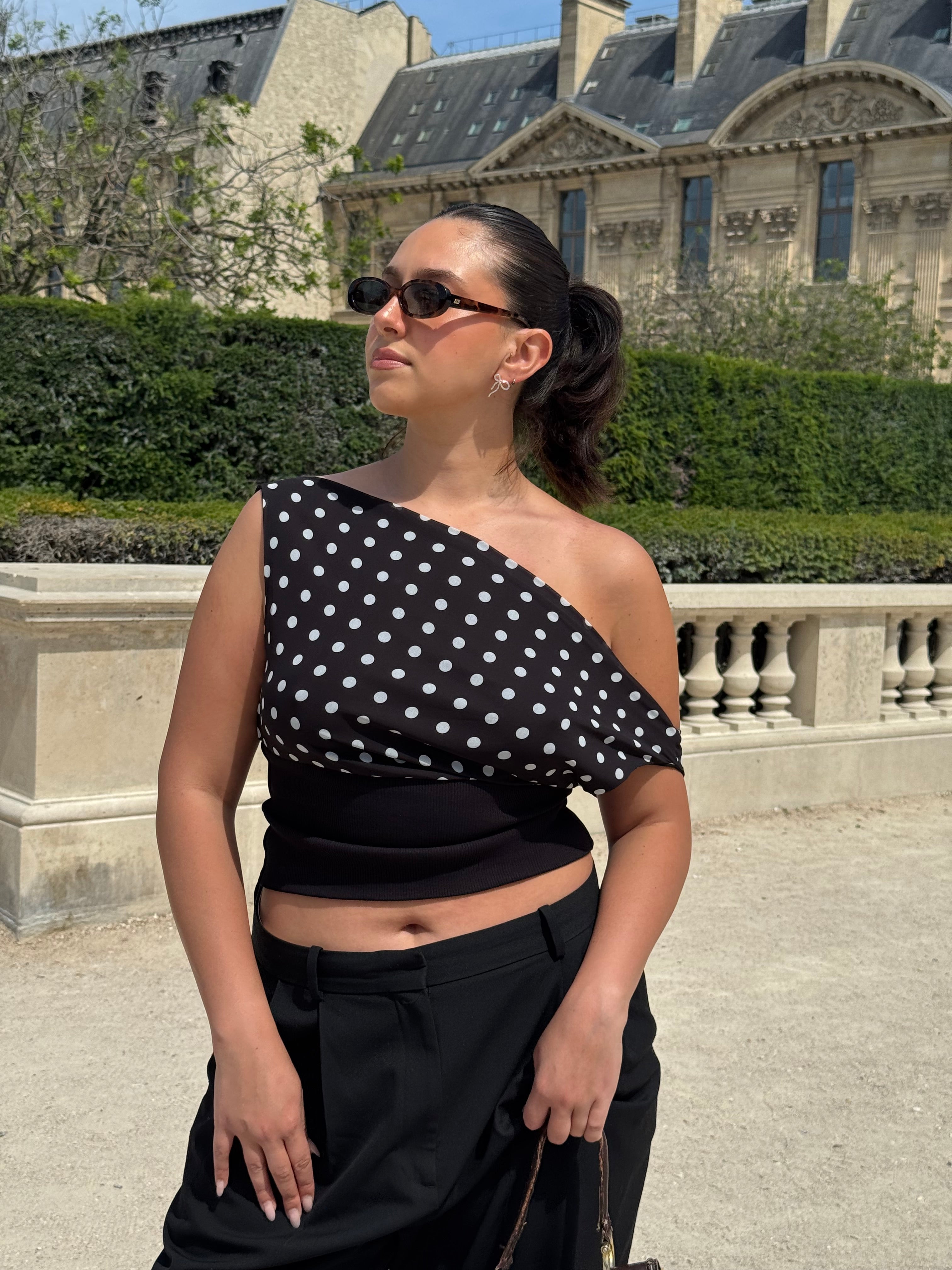 Classic Polka Comfort Top