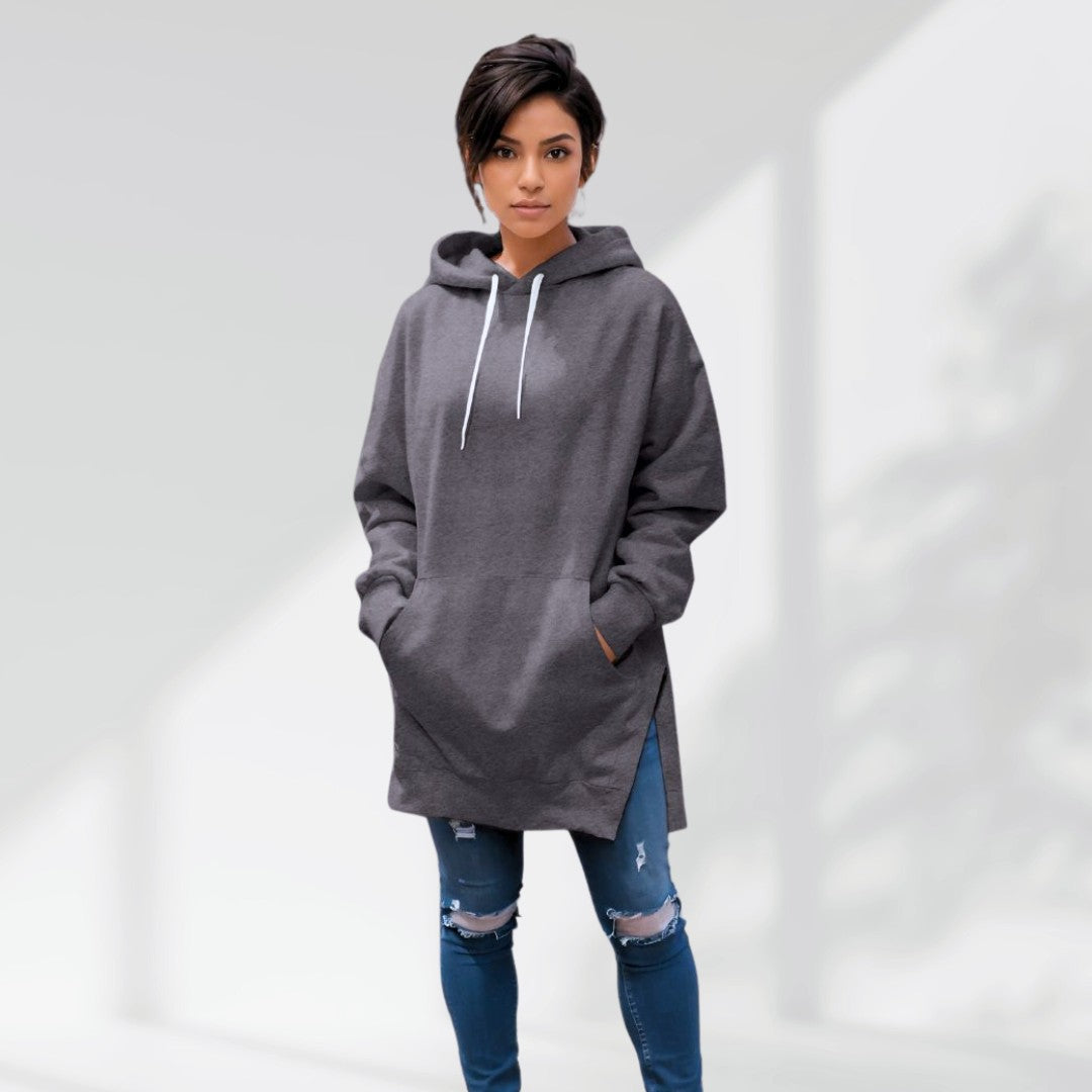 Cozy Oversized Hooded Lounge Dress