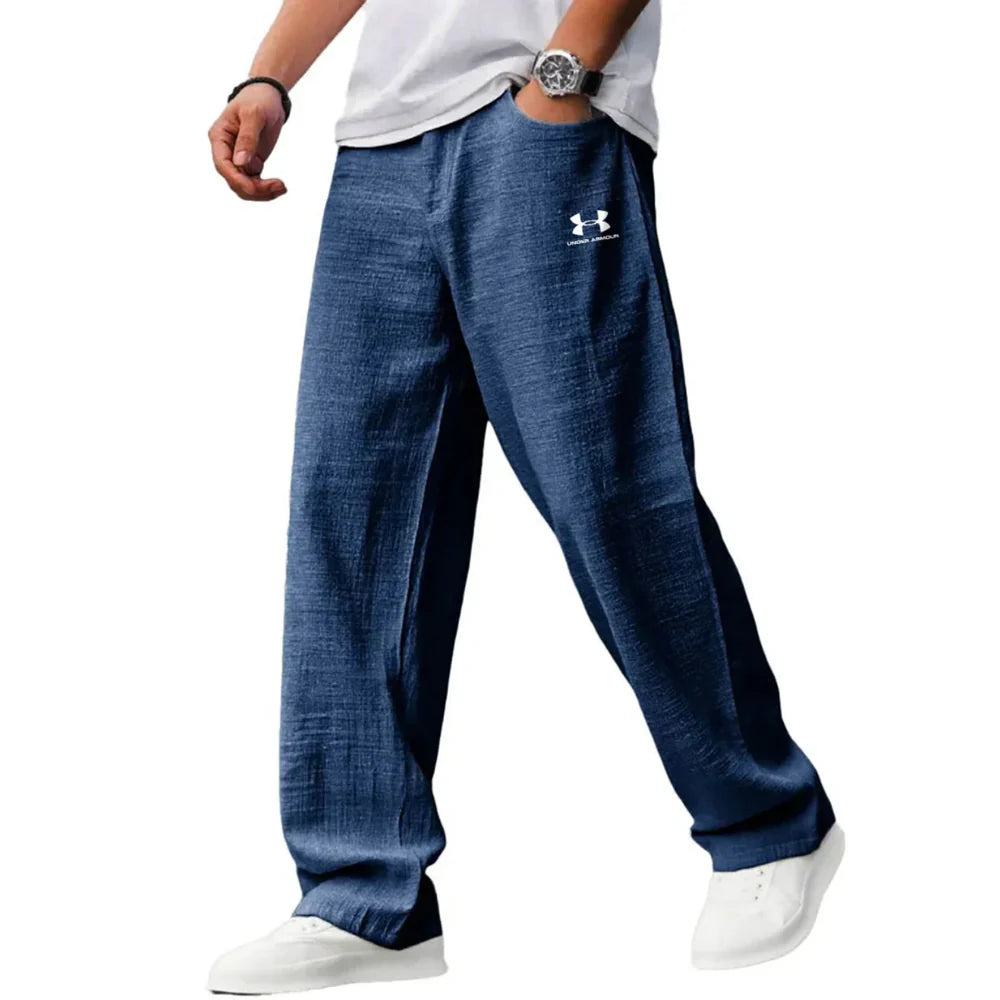 Everyday Linen-Blend Pants