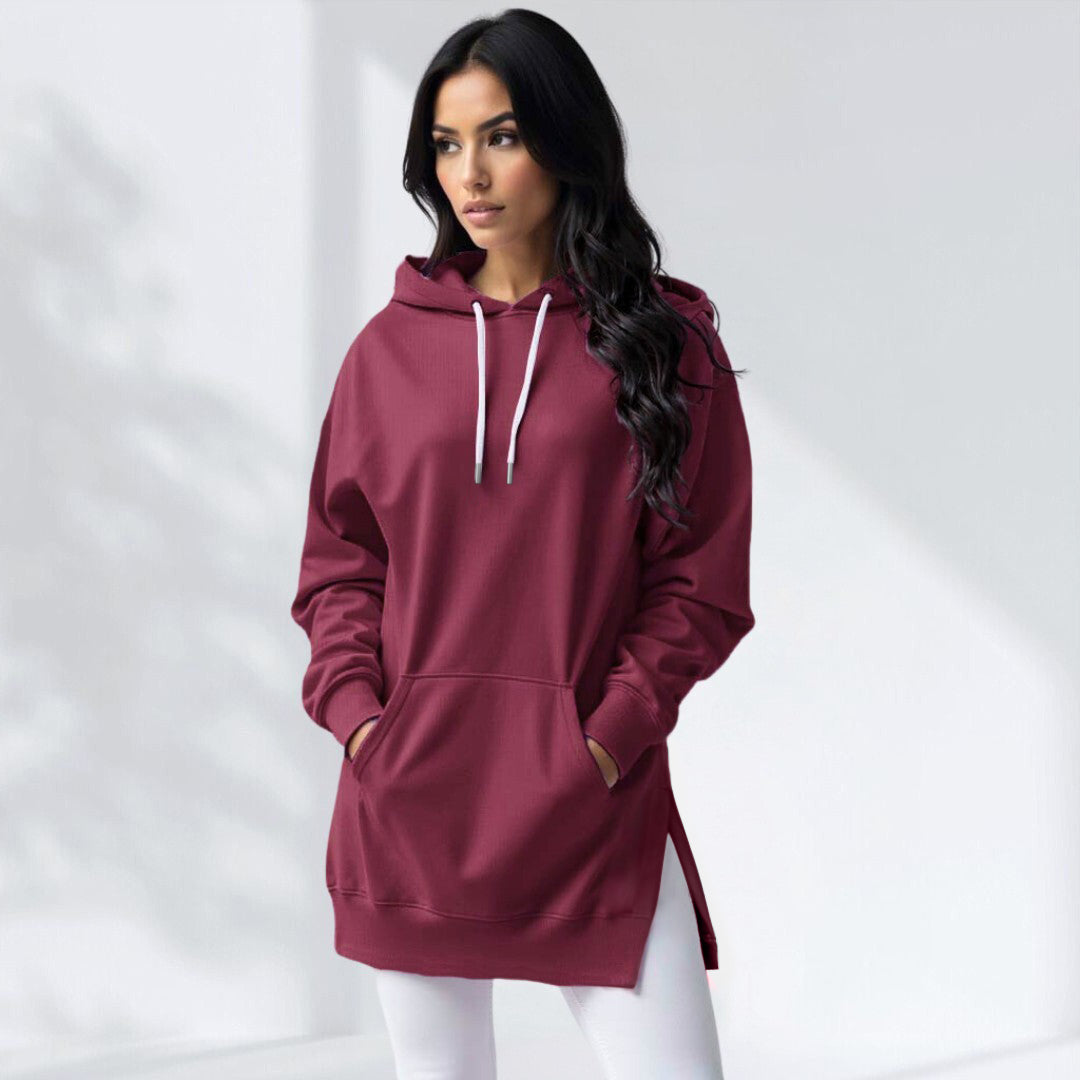 Cozy Oversized Hooded Lounge Dress