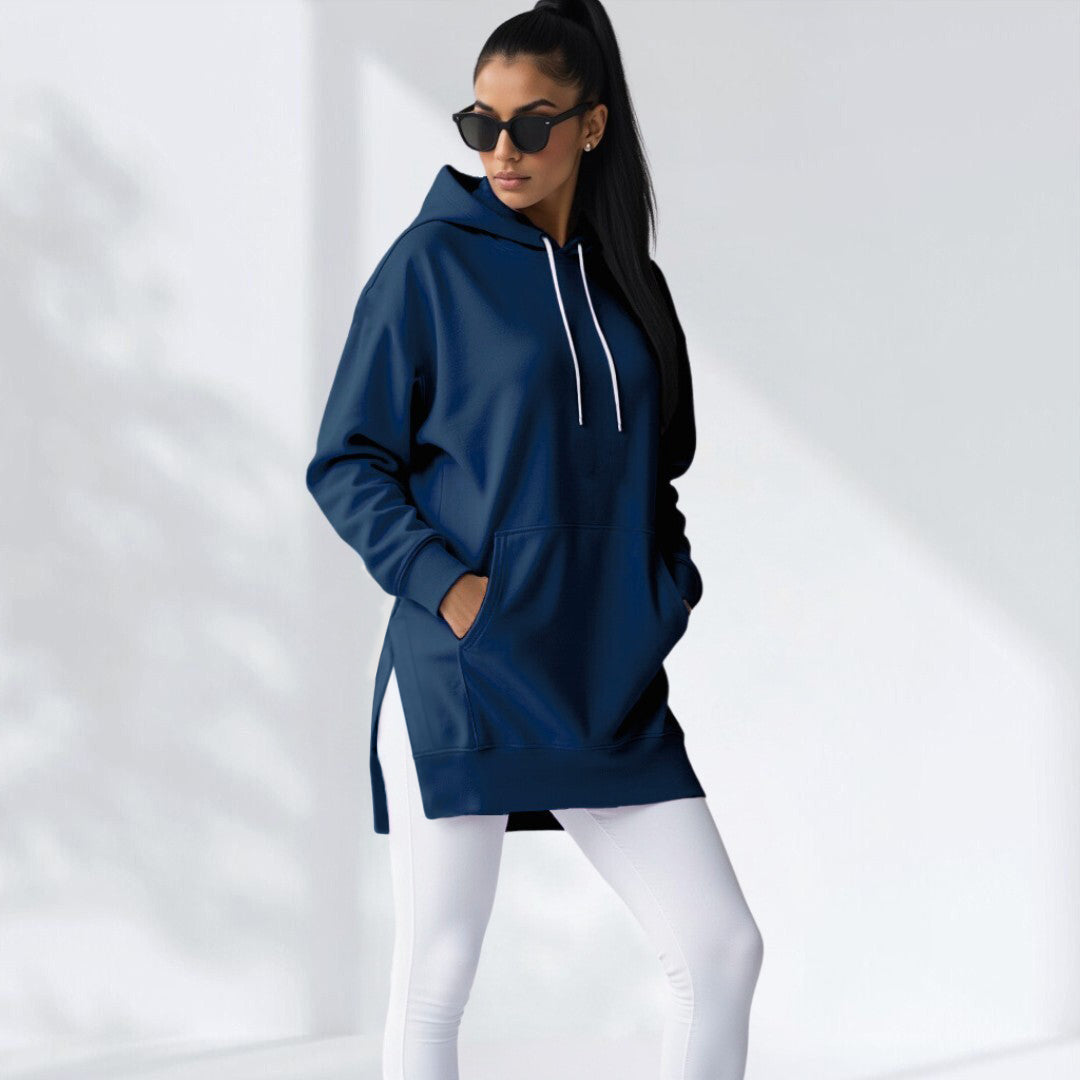 Cozy Oversized Hooded Lounge Dress