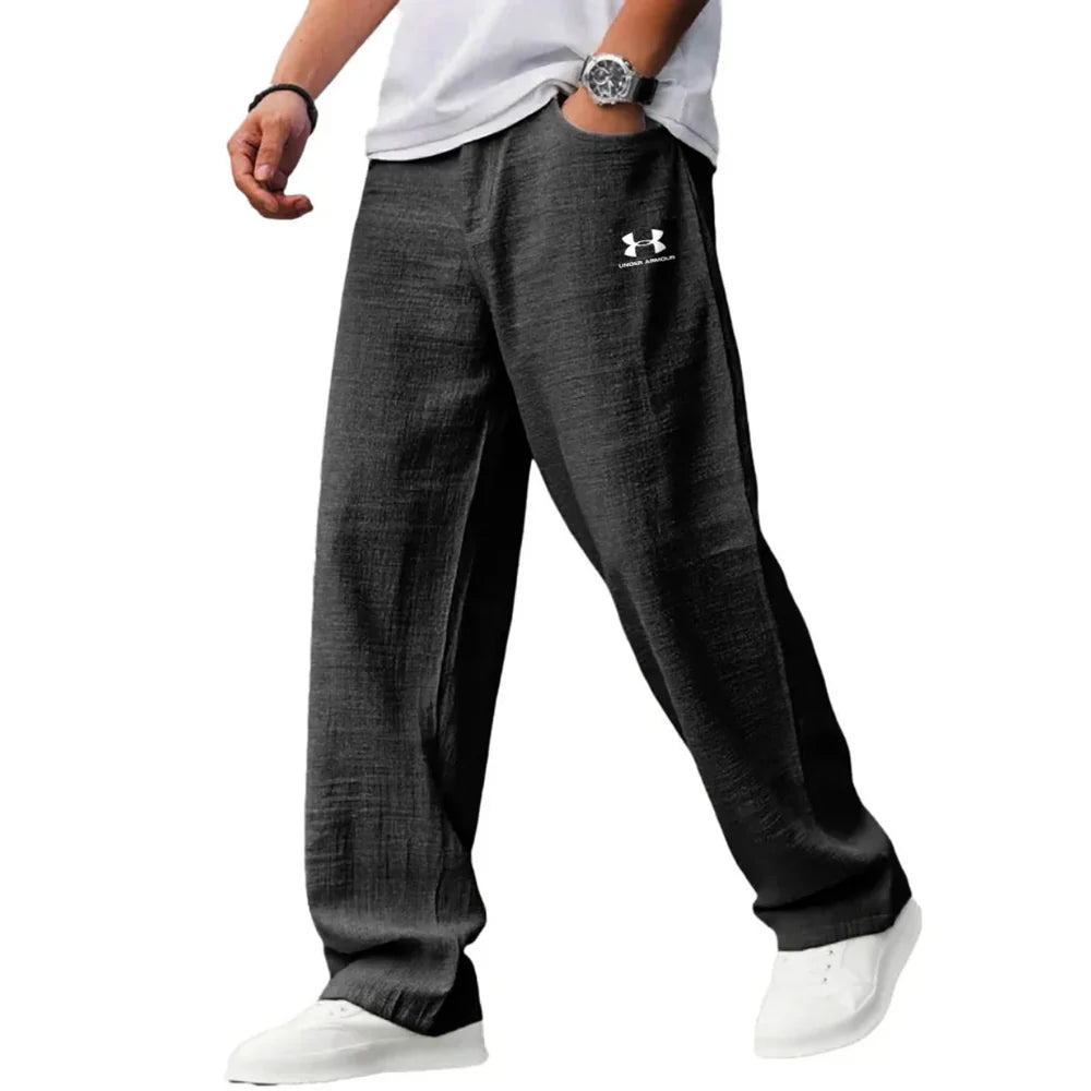 Everyday Linen-Blend Pants
