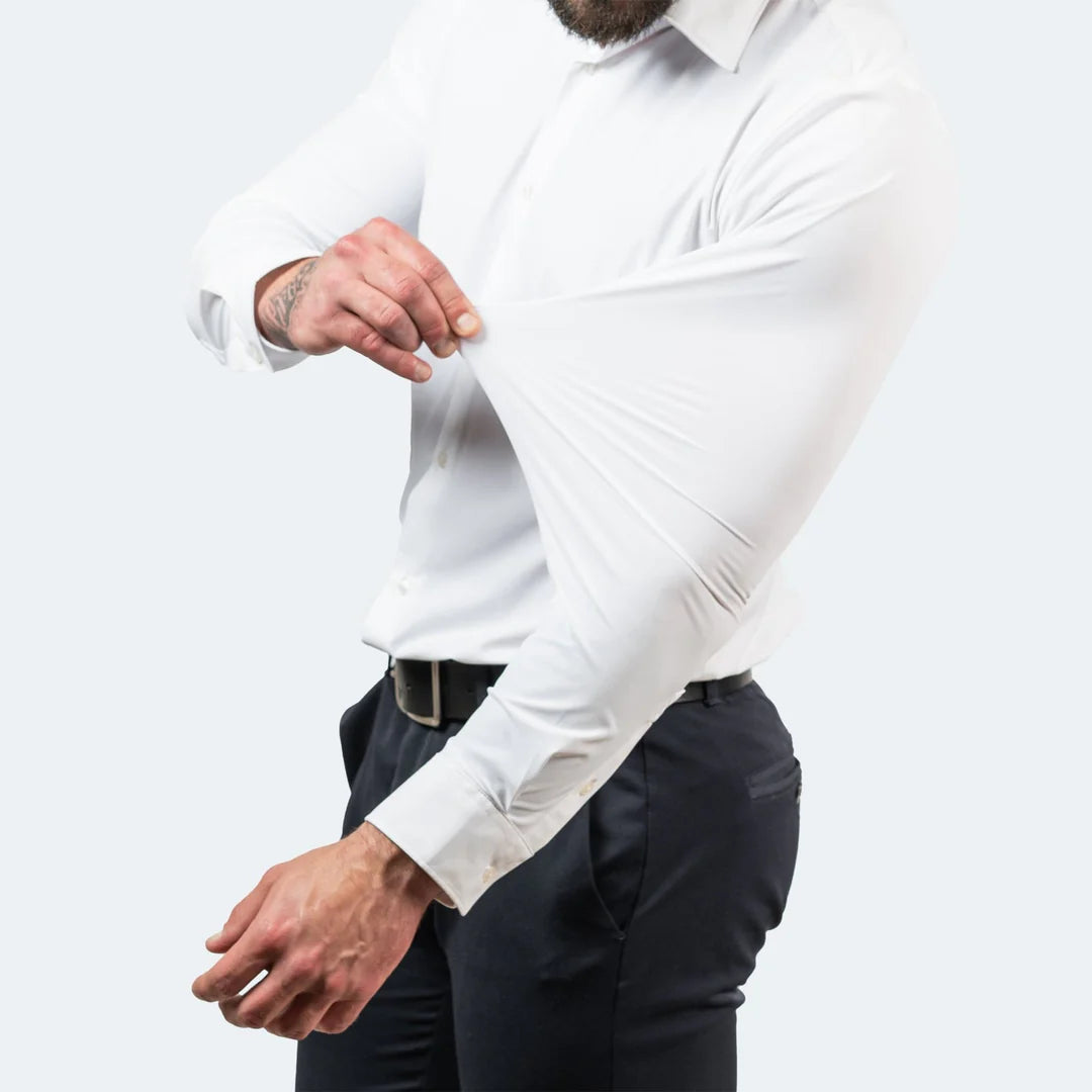 No-Iron Wrinkle-Resistant Comfortable Professional Dress Shirt