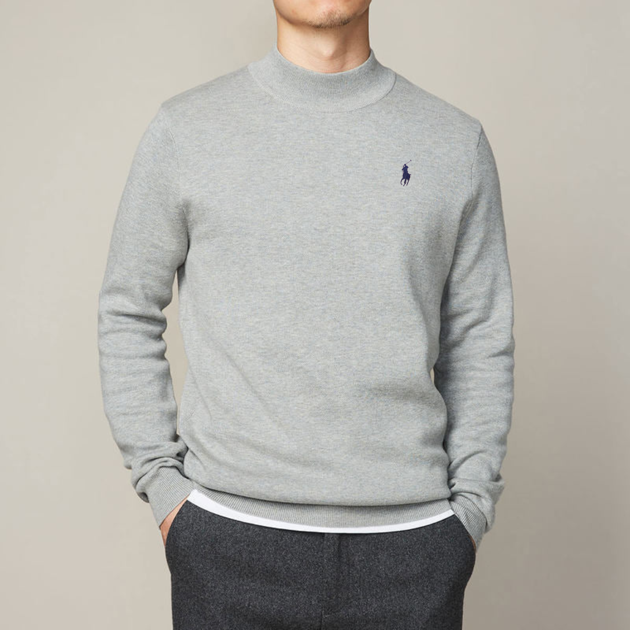 Everyday Mock Neck Sweater Essential