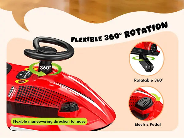 🔥LAST DAY⚡66K+ SOLD!🎁Electric Wiggle Ride Car