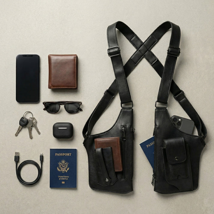 🔥LAST DAY⚡50K+ SOLD!🎁Heritage Flat Chest Carry Pack