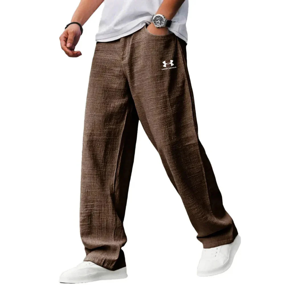 Everyday Linen-Blend Pants